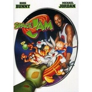 Space Jam DVD 1996 Michael Jordan Bugs Bunny PG Family Comedy Tall Case